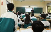 Students in a classroom