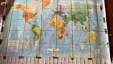 Photo of world map