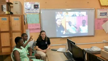 Ghana PCV Connects Deaf Students Virtually