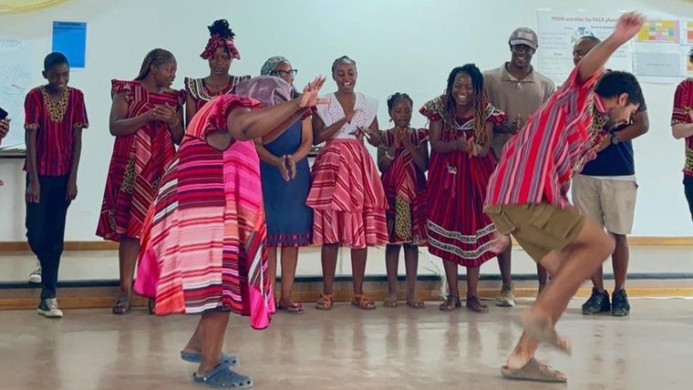 Local Namibian cultural dance