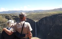 Marie Fitzsimmons and Kirk Peters returned to their site in Lesotho where they served as Peace Corps Volunteers in the 1980s.