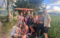 RPCVs in carnival in Ecuador