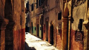 Bare streets, Morocco