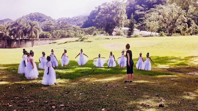Rebecca taught ballet to youth in Dominica, an island nation in the Eastern Caribbean.