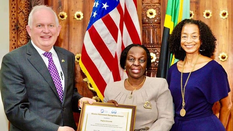 REtirement ceremony for regina kinuda