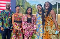 4 Black Peace Corps Volunteers in Uganda