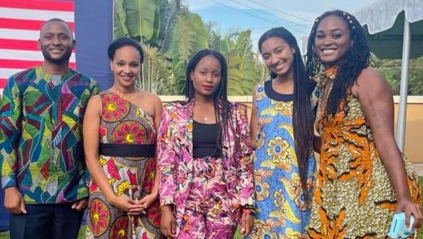 4 Black Peace Corps Volunteers in Uganda