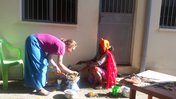 Working and eating together - Ethiopia Feed the Future