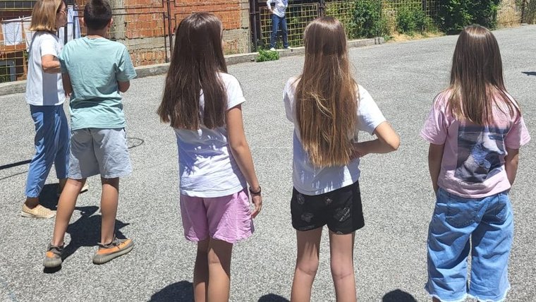 Sarah helped organize a youth camp in Montenegro.