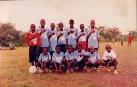 Macire and his classmates in Senegal.