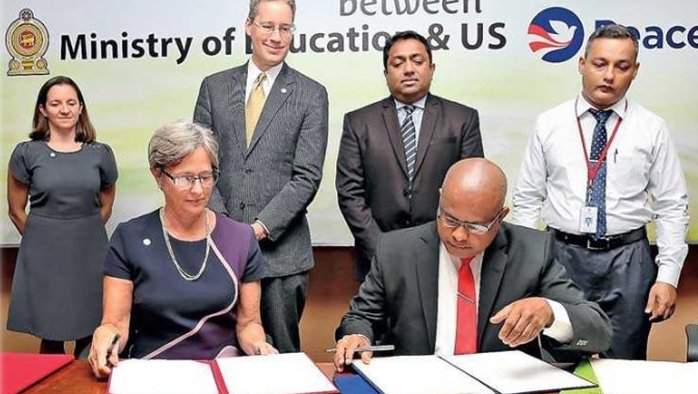 Ministry of Education and PCSL signing the Memorandum of Understanding