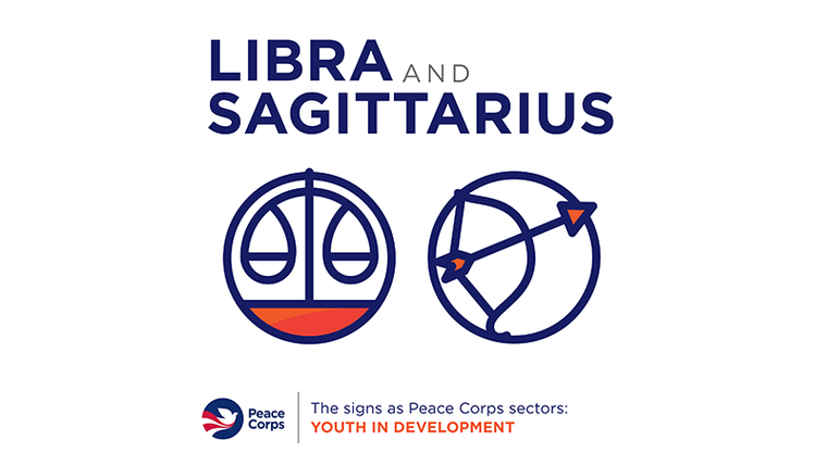 Libra and Sagittarius