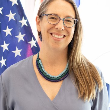 Siiri Morley, the Country Director of Peace Corps The Gambia
