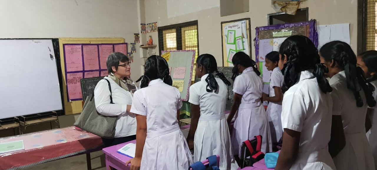 A Peace Corps Volunteer serves in Sri Lanka