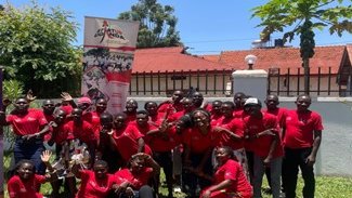 Ugandan Youth participants for entrepreneurship training