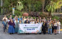 Group photo of Group 279 upon their arrival at IO venue in the Philippines