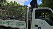 Pango Gree Force trash removal truck