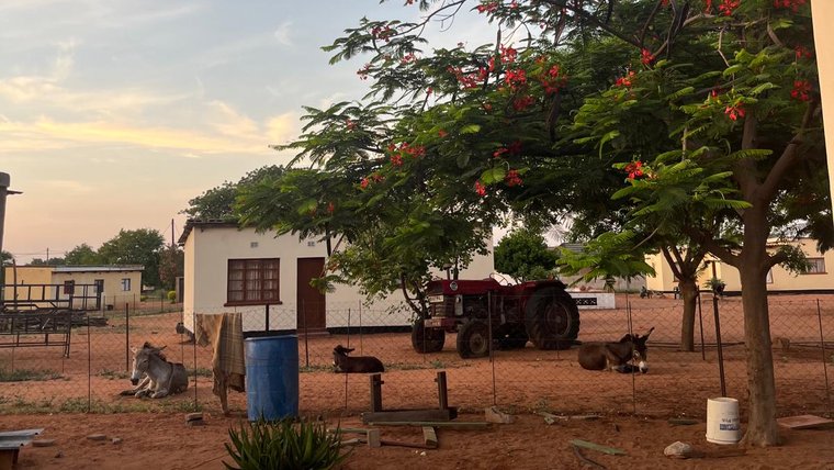 Treva's home in Botswana
