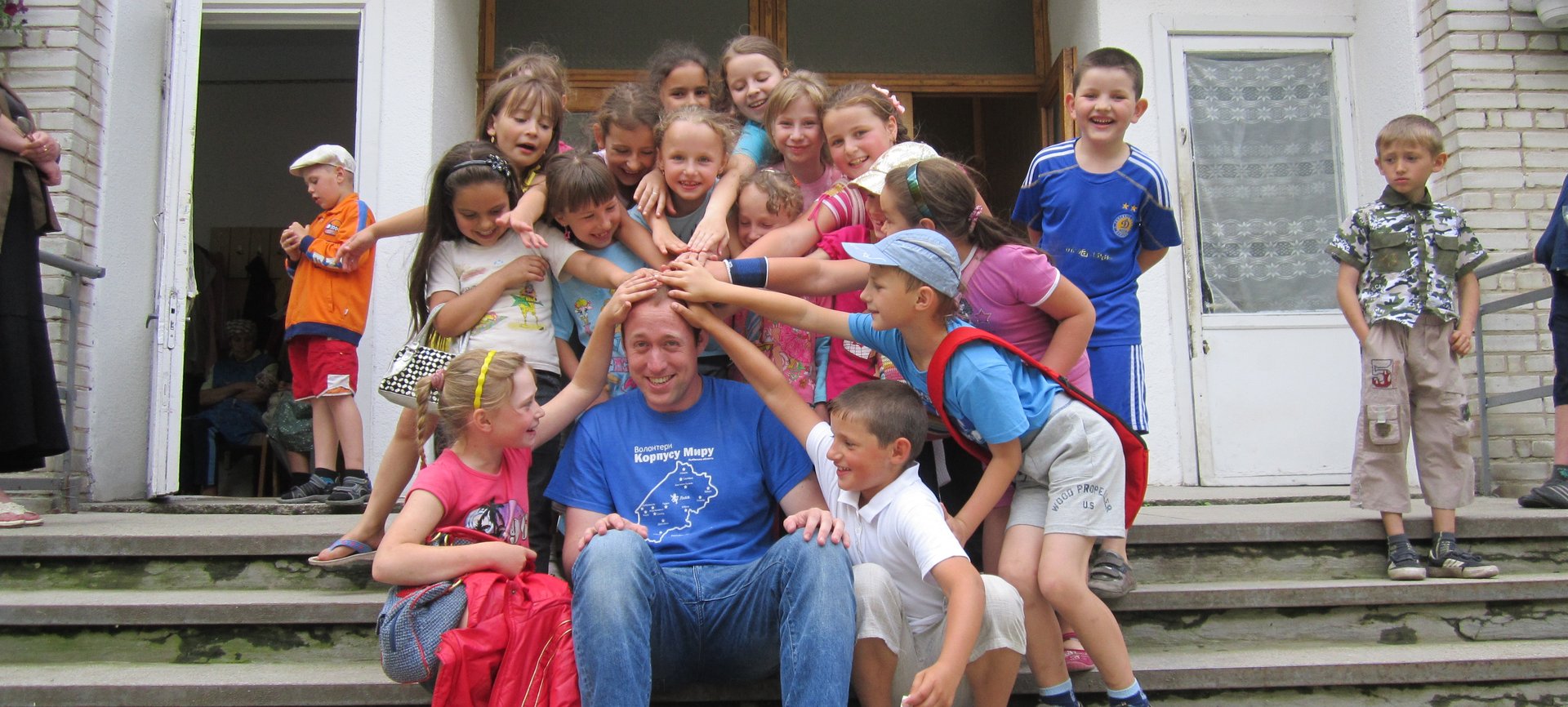 A Peace Corps Volunteer serves in Ukraine