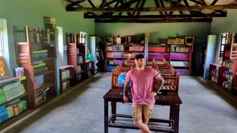 PCV in Classroom in Uganda