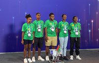Students at Global Robotics Challenge in Singapore