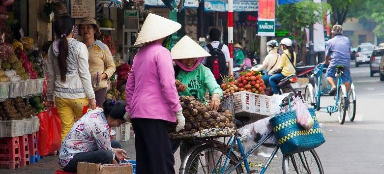 A street in Viet Nam