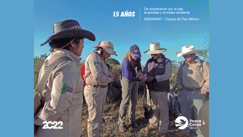 Peace Corps Mexico Environment Program Fifteenth Anniversary commemorative calendar cover