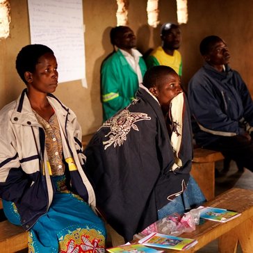 Women of the VHC listening intently