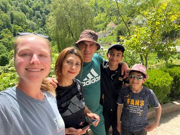 Linden enjoys spending time at home and exploring nearby areas with her host family in Armenia.