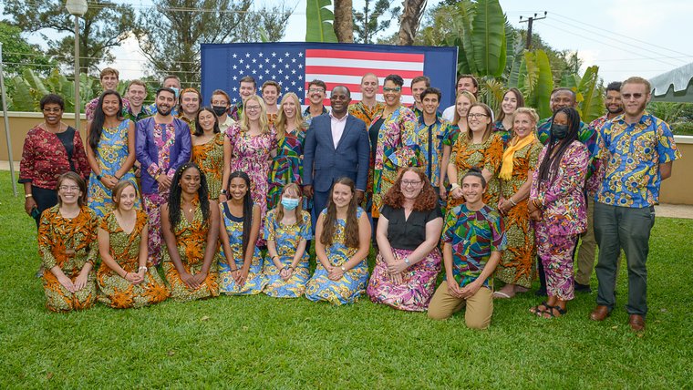Peace Corps Uganda Volunteers swear in