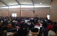 Catherine’s students with Vusu
