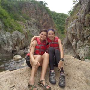 Char and Jen spending a day swimming and hiking through Somoto Canyon, Nicaragua.