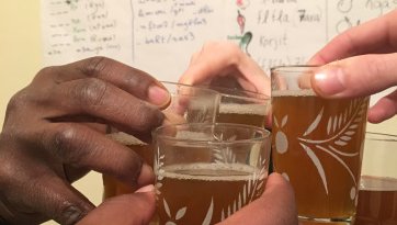 Enjoy moroccan mint tea