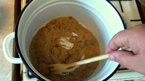 Frying the talkan