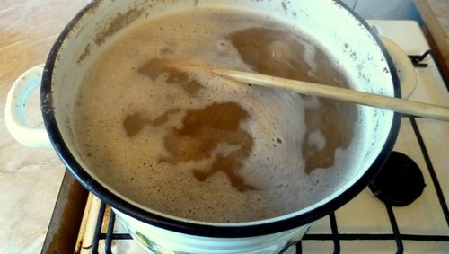 boiling it up