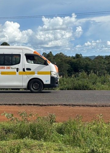 A matatu in Kenya