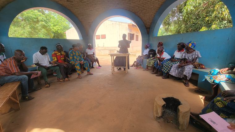 A one-day training was held for local healthcare workers in Togo.