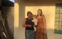 Agnes and baby Ella, two of the many people who have made me feel right at home.