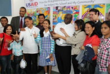 Peace Corps Director Aaron Williams at the joint Peace Corps-USAID 50th anniversary celebration in Pasay City, Philippines. Photo is courtesy of the Embassy of the United States, Manila, Philippines.
