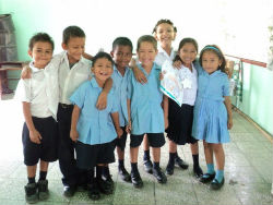 Kindergarten students in Peace Corps volunteer Elisa Molina’s community that will benefit from the new computer lab.