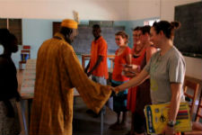 Girls Leadership Camp participants in Senegal.