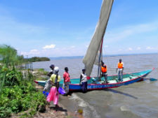 Members of the "No Sex for Fish" group in Kenya.