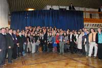 Peace Corps volunteers meet with Vice President Biden in Moldova.