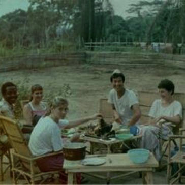 Dr. Theresa Good (far right) with other RPCVs in Zaire