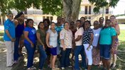 This photograph was taken during our summer teacher training session in the Dangriga, Stann Creek District. The teachers atte