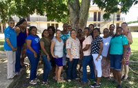 This photograph was taken during our summer teacher training session in the Dangriga, Stann Creek District. The teachers atte