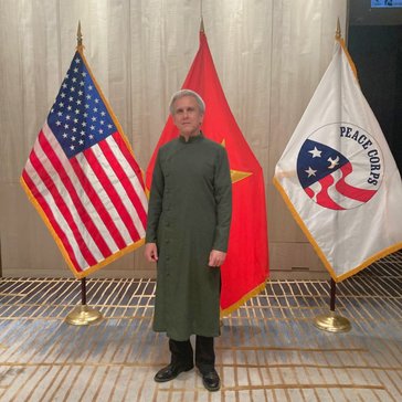 After retiring, Scott was able to fulfill his dream of serving as a Peace Corps Volunteer.