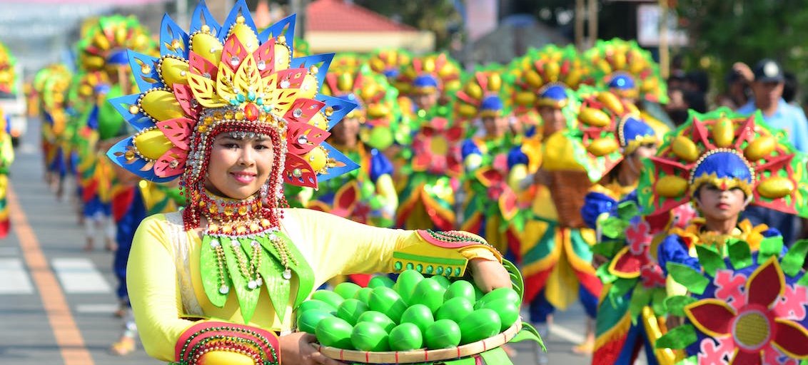 Woman in parade