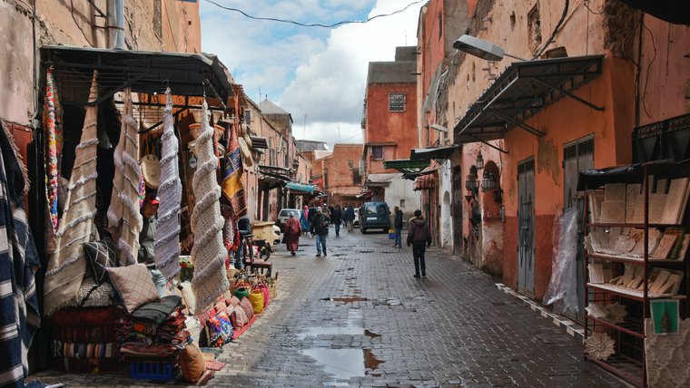 Street markets in Marrakesh