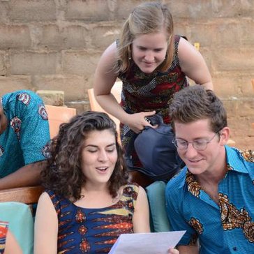 Kyree with his fellow Peace Corps Volunteers in Togo.